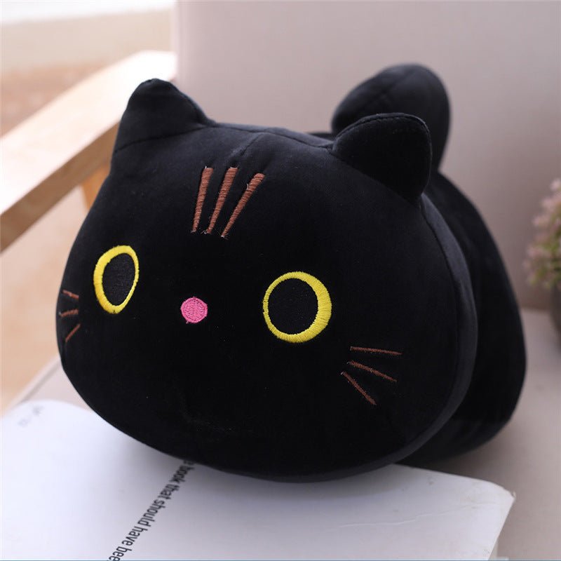 Cute Fat Cat Plush Doll Soft Cute Cat Rag Doll Doll $18.06 Dana Fashion Color: Black squinting Size: 25cm Toys & Hobbies Product information Product material: stretch spandex Product size: 50CM\35CM\25CM Width x height: 15x15cm Product filling: down cotto