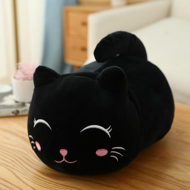 Cute Fat Cat Plush Doll Soft Cute Cat Rag Doll Doll $18.06 Dana Fashion Color: Black squinting Size: 25cm Toys & Hobbies Product information Product material: stretch spandex Product size: 50CM\35CM\25CM Width x height: 15x15cm Product filling: down cotto