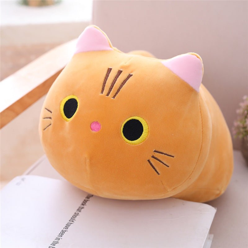Cute Fat Cat Plush Doll Soft Cute Cat Rag Doll Doll $84.11 Dana Fashion Color: Orange Size: 100cm Toys & Hobbies Product information Product material: stretch spandex Product size: 50CM\35CM\25CM Width x height: 15x15cm Product filling: down cotton Color:
