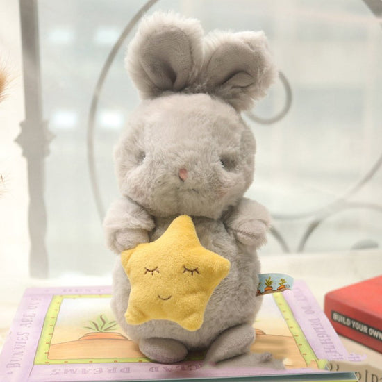 Cute Fluffy Bunny Plushies Stuffed Soft Baby Appease Toy Long Plush Hug Star Carrot Rabbit $19.53 Dana Fashion Color: Grey Dimensions: 22cm Baby & Mother Overview: Super-Cute Fluffy Hair Angora Rabbit Plush Toy Long Plush Hug Star Carrot Short Ears Bunny