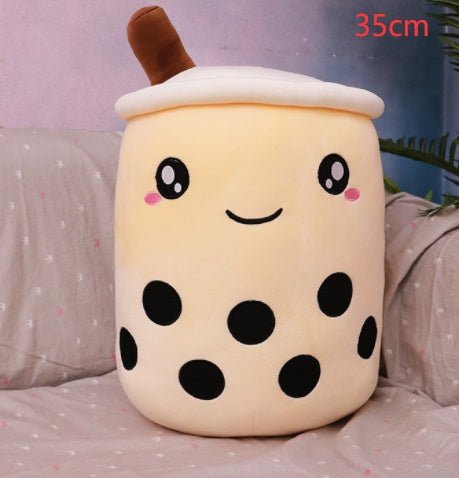 Cute Fruit Drink Plush Stuffed Soft Strawberry Milk Tea Plush Boba Tea Cup Toy Bubble Tea Pillow Cushion Kids Gift $27.74 Dana Fashion Color: light coffee Size: 35cm Toys & Hobbies Overview: 1. Select comfortable fabrics The fabric is comfortable, soft to