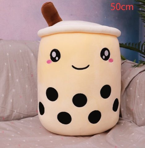 Cute Fruit Drink Plush Stuffed Soft Strawberry Milk Tea Plush Boba Tea Cup Toy Bubble Tea Pillow Cushion Kids Gift $39.39 Dana Fashion Color: light coffee Size: 50cm Toys & Hobbies Overview: 1. Select comfortable fabrics The fabric is comfortable, soft to