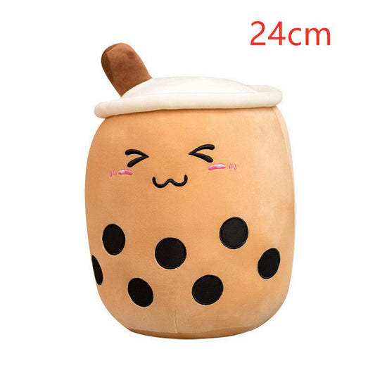 Cute Fruit Drink Plush Stuffed Soft Strawberry Milk Tea Plush Boba Tea Cup Toy Bubble Tea Pillow Cushion Kids Gift $16.35 Dana Fashion Color: Triangle Size: 24CM Toys & Hobbies Overview: 1. Select comfortable fabrics The fabric is comfortable, soft to the