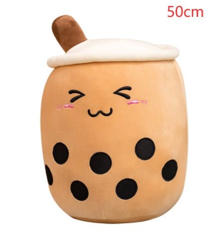 Cute Fruit Drink Plush Stuffed Soft Strawberry Milk Tea Plush Boba Tea Cup Toy Bubble Tea Pillow Cushion Kids Gift $47.76 Dana Fashion Color: Triangle Size: 50CM Toys & Hobbies Overview: 1. Select comfortable fabrics The fabric is comfortable, soft to the