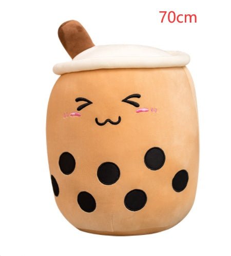Cute Fruit Drink Plush Stuffed Soft Strawberry Milk Tea Plush Boba Tea Cup Toy Bubble Tea Pillow Cushion Kids Gift $91.46 Dana Fashion Color: Triangle Size: 70CM Toys & Hobbies Overview: 1. Select comfortable fabrics The fabric is comfortable, soft to the