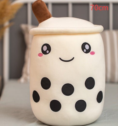 Cute Fruit Drink Plush Stuffed Soft Strawberry Milk Tea Plush Boba Tea Cup Toy Bubble Tea Pillow Cushion Kids Gift $91.46 Dana Fashion Color: White Size: 70CM Toys & Hobbies Overview: 1. Select comfortable fabrics The fabric is comfortable, soft to the to