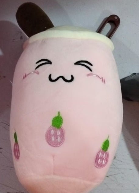Cute Fruit Drink Plush Stuffed Soft Strawberry Milk Tea Plush Boba Tea Cup Toy Bubble Tea Pillow Cushion Kids Gift $20.06 Dana Fashion Color: Pink Size: 24CM Toys & Hobbies Overview: 1. Select comfortable fabrics The fabric is comfortable, soft to the tou