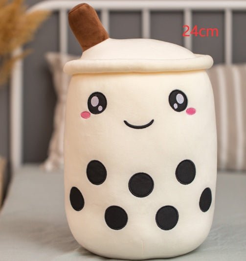 Cute Fruit Drink Plush Stuffed Soft Strawberry Milk Tea Plush Boba Tea Cup Toy Bubble Tea Pillow Cushion Kids Gift $16.35 Dana Fashion Color: White Size: 24CM Toys & Hobbies Overview: 1. Select comfortable fabrics The fabric is comfortable, soft to the to