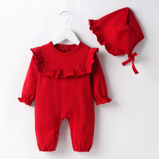 Cute mombei baby girl princess baby girl autumn clothes $19.13 Dana Fashion Color: Beige Size: 73CM Baby Clothing Sleeve length: long sleeve Thickness: General Fabric name: Cotton Closure style: pullover Color: Beige Isabella Single Layer Romper, Burgundy