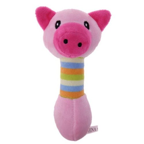 Cute Pet Toys Chew Squeaker For Dogs And Cats $10.36 Dana Fashion style: Piglet Toys & Hobbies Material: Plush Style: stuffed sound toy Color: Blue, Yellow, Pink, Coffee Size: approx. 18x10x6cm/7.08x3.93x2.36in Safe,non-toxic,practical and lovely toys for