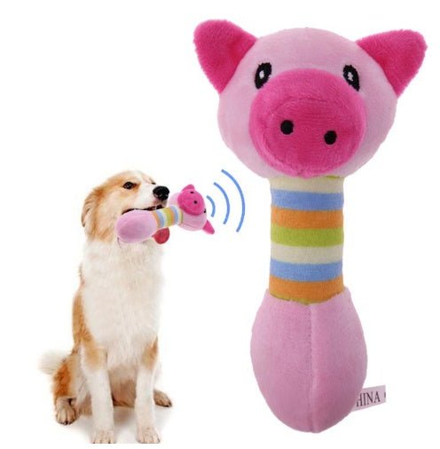 Cute Pet Toys Chew Squeaker For Dogs And Cats $20.63 Dana Fashion style: Blue Toys & Hobbies Material: Plush Style: stuffed sound toy Color: Blue, Yellow, Pink, Coffee Size: approx. 18x10x6cm/7.08x3.93x2.36in Safe,non-toxic,practical and lovely toys for y