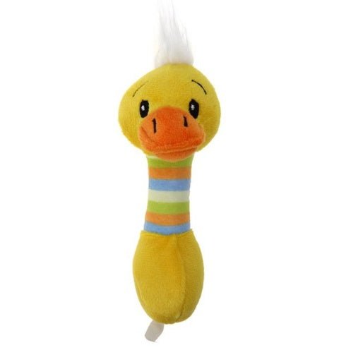 Cute Pet Toys Chew Squeaker For Dogs And Cats $10.36 Dana Fashion style: Duck Toys & Hobbies Material: Plush Style: stuffed sound toy Color: Blue, Yellow, Pink, Coffee Size: approx. 18x10x6cm/7.08x3.93x2.36in Safe,non-toxic,practical and lovely toys for y