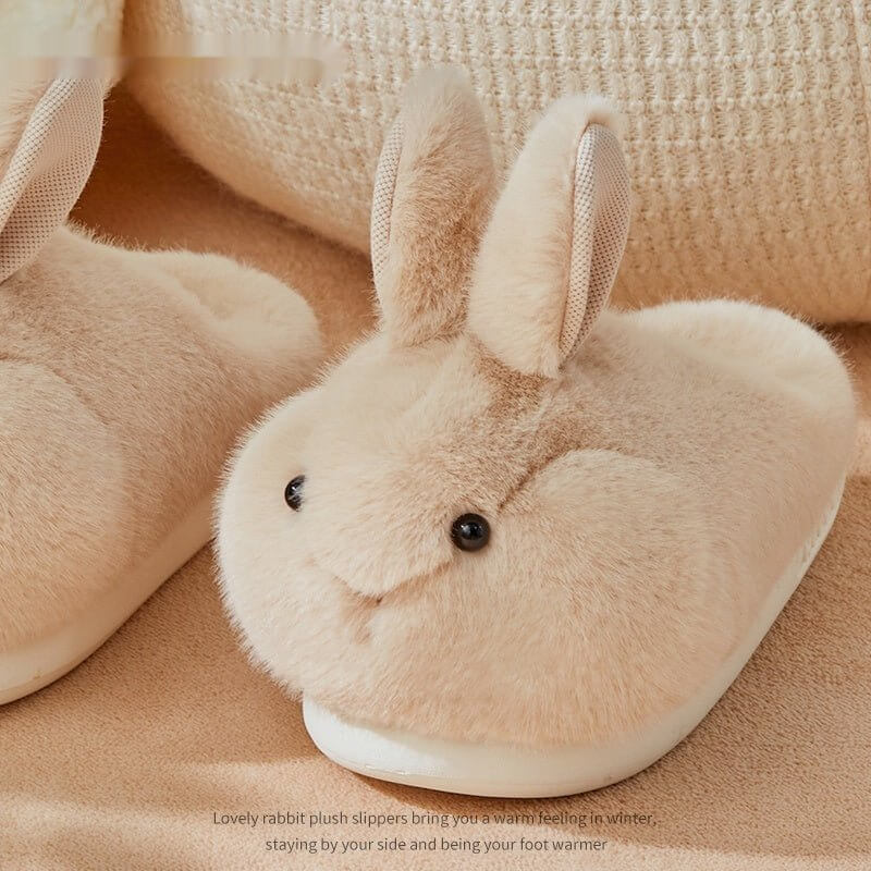 Cute Rabbit Plush Cotton Slippers For Women's Home Use $120.00 Dana Fashion Color: Apricot Shoe size: 36or37 Women's shoes Overview: Unique design, stylish and beautiful. Good material, comfortable feet. A variety of colors, any choice. Specification: Sty