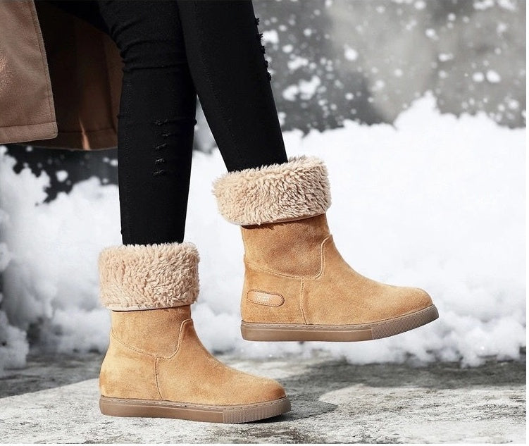 Two Pairs Of Shoes For Winter Plus Velvet And Warmth