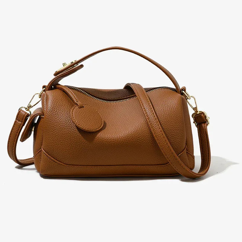 Crossbody Soft Leather Large Capacity Pillow Bag Women's Portable Shoulder Bag - DanaFashionstore