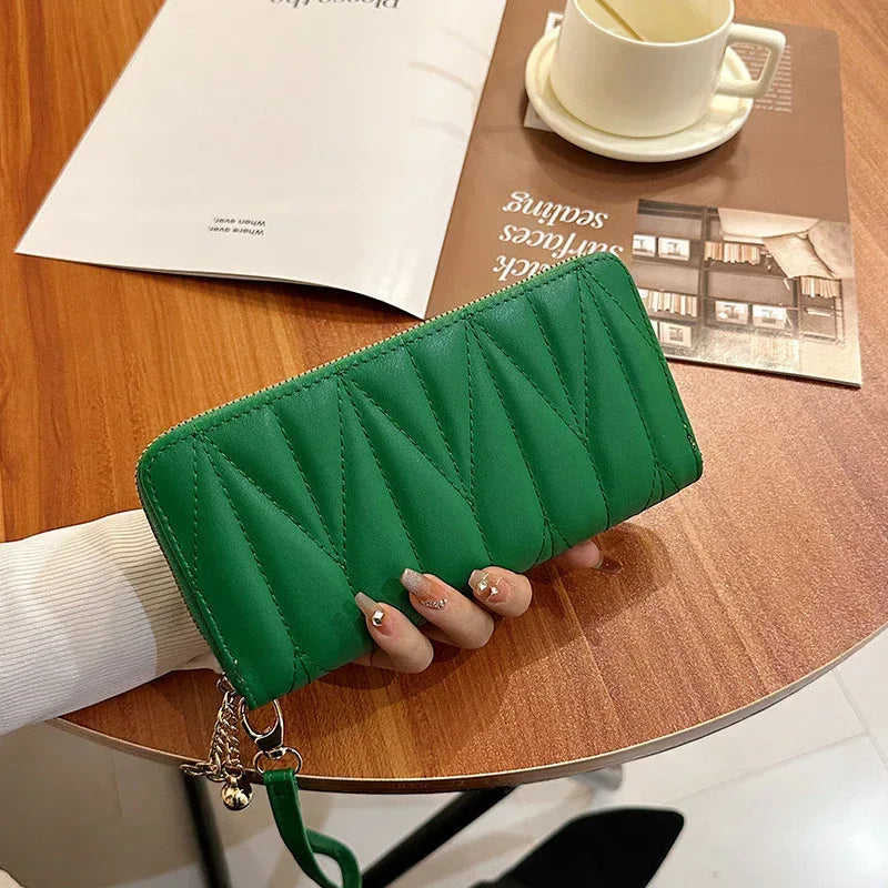 Rhombus Wallet Women's Long European And American Fashion - DanaFashionstore