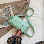 All-match Shoulder Bag Handmade Woven Small Square Bag - DanaFashionstore