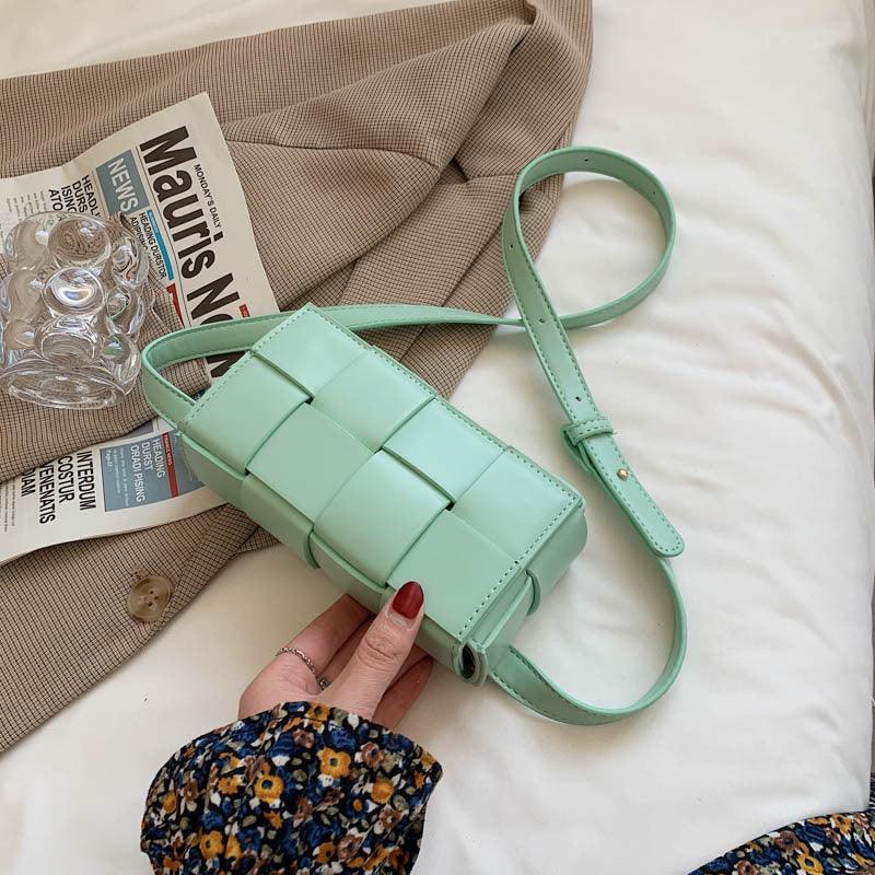 All-match Shoulder Bag Handmade Woven Small Square Bag - DanaFashionstore