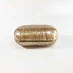 Women's Oval Acrylic Solid Color Pearly Evening Bag - DanaFashionstore
