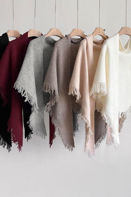 Autumn And Winter Solid Color All-match Warm Scarf
