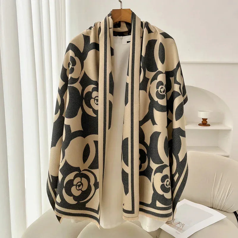 Retro High Sense Artificial Cashmere Scarf - DanaFashionstore