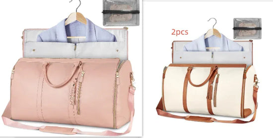 Large Capacity Travel Duffle Bag Women's Handbag Folding Suit Bag Waterproof Clothes Totes - DanaFashionstore