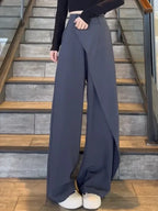 Irregular Wide-leg Pants Ins Fashion Loose Trousers Women's Clothing - DanaFashionstore