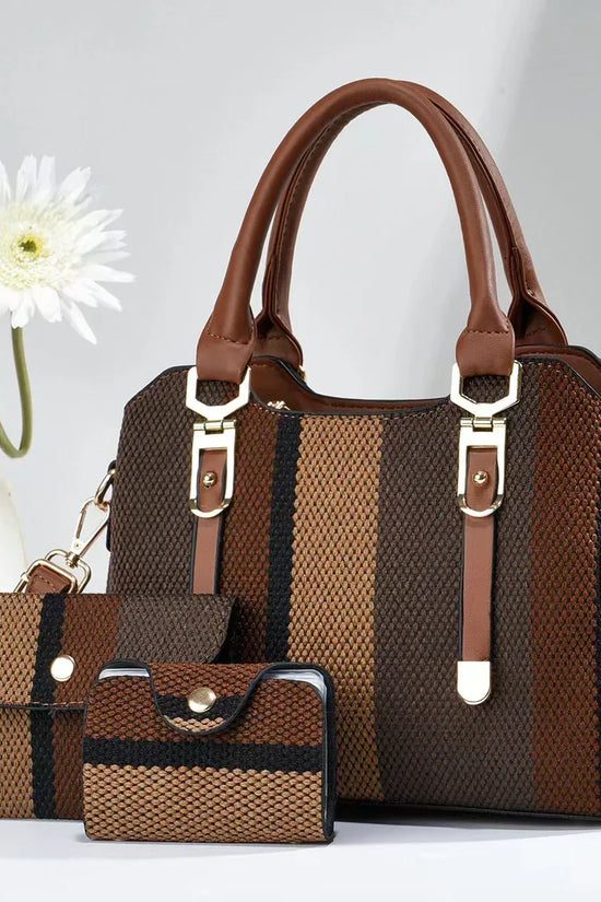 Crossbody Large Capacity New Son And Mother Canvas Contrast Color Handbags - DanaFashionstore