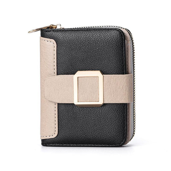 Women's Short Zipper Vertical Buckle Small Wallet - DanaFashionstore