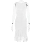 Summer Slim Skinny Sleeveless Dress For Women Fashion Party Club Dresses - DanaFashionstore