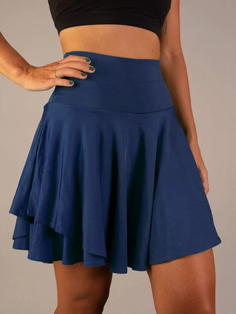 All-match Tutu High Waist Belly Contracting Running Short Skirt Anti-exposure Yoga Skirt - DanaFashionstore