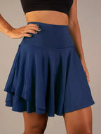 All-match Tutu High Waist Belly Contracting Running Short Skirt Anti-exposure Yoga Skirt - DanaFashionstore