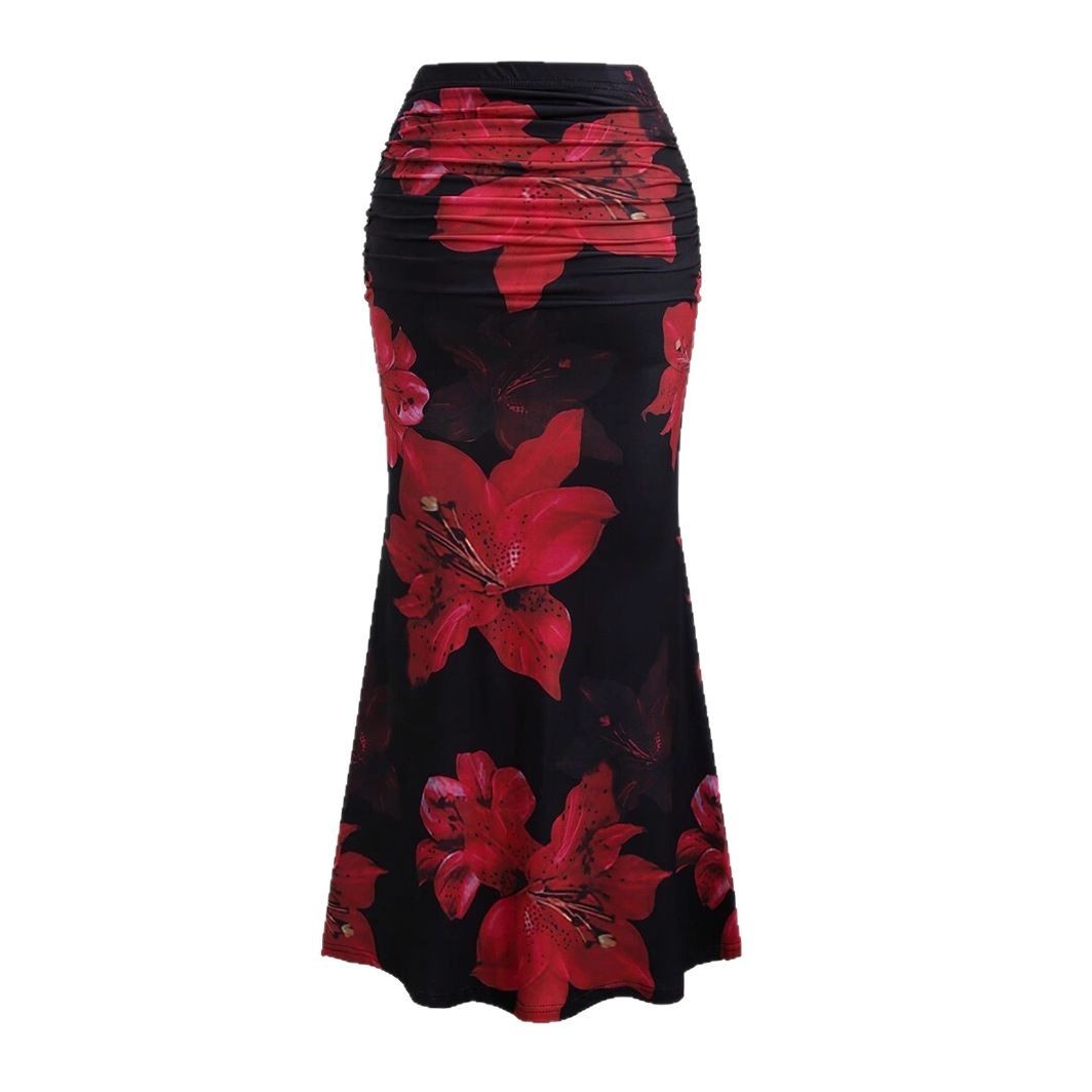 A- Line Skirt Leisure Vacation Long Women's Clothing - Dana Fashion