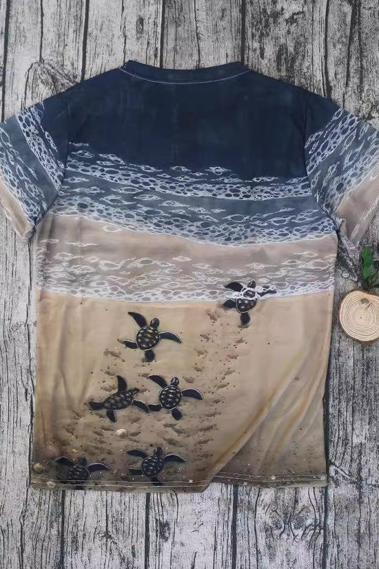 Women's 3D Printed Short Sleeve Wish