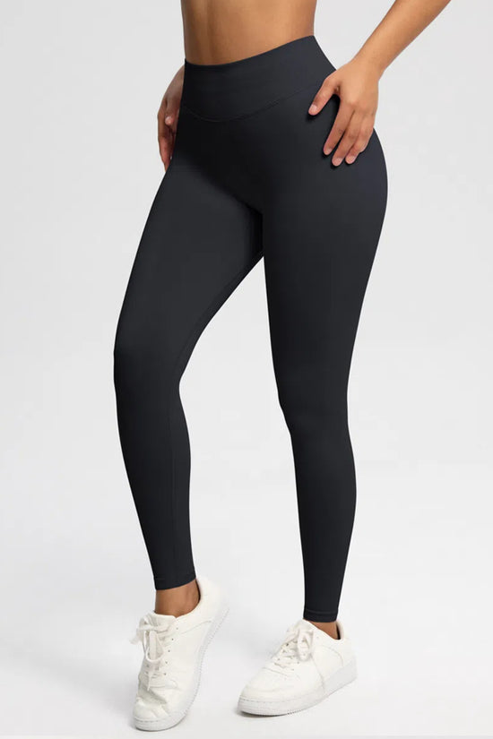 Sexy High Elastic Women's Solid Tights High Waist Workout Yoga Leggings, Scrunch Butt Lifting Elastic Pants, Tummy Control Butt Lifting Workout Yoga Athletic Pants - Dana Fashion