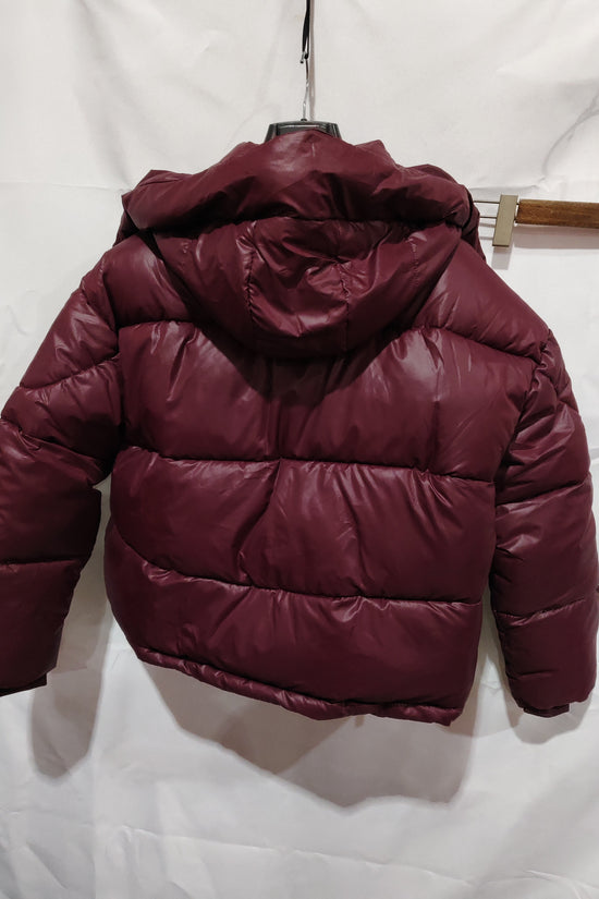 Women's Clothing Graceful Stand Collar Hooded Cotton Jacket