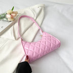 Diamond Plaid Underarm Small Square Bag For Women - DanaFashionstore