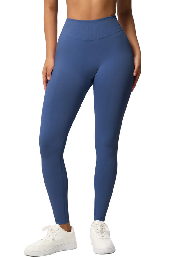 Sexy High Elastic Women's Solid Tights High Waist Workout Yoga Leggings, Scrunch Butt Lifting Elastic Pants, Tummy Control Butt Lifting Workout Yoga Athletic Pants - Dana Fashion