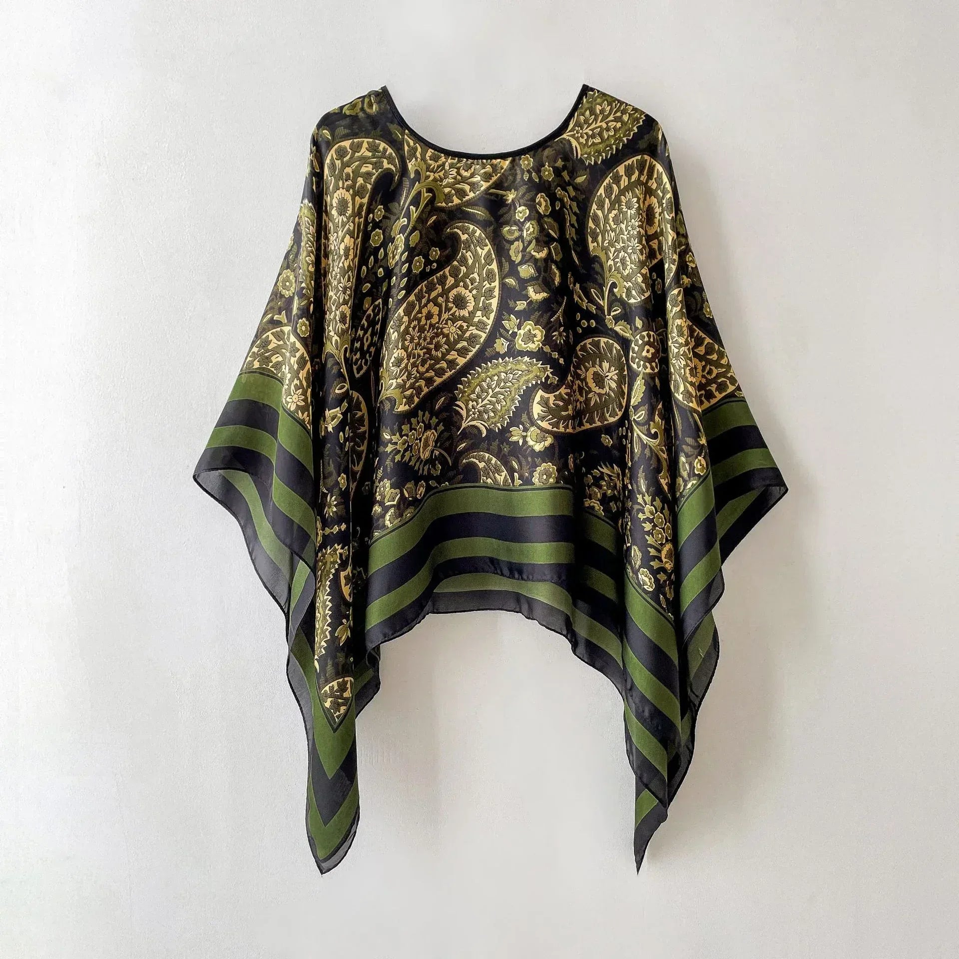 Silk Scarf Artificial Silk Sunscreen Scarf For Women Pullover Shawl - DanaFashionstore