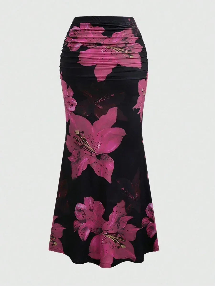 A- Line Skirt Leisure Vacation Long Women's Clothing - DanaFashionstore