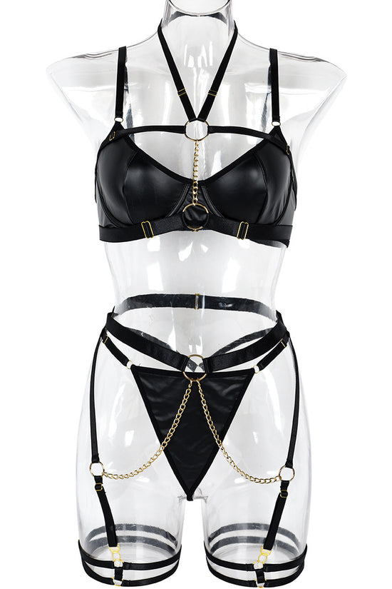 Comfortable Sexy Underwear Three Piece Set