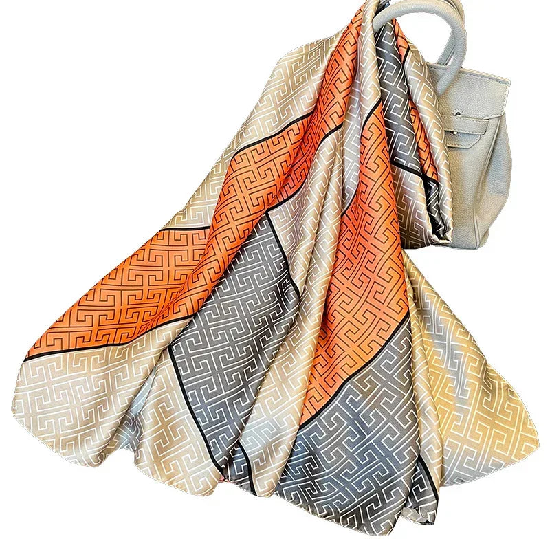 Elegant Emulation Silk Scarf Women's Spring And Summer Sun Protection Long - DanaFashionstore