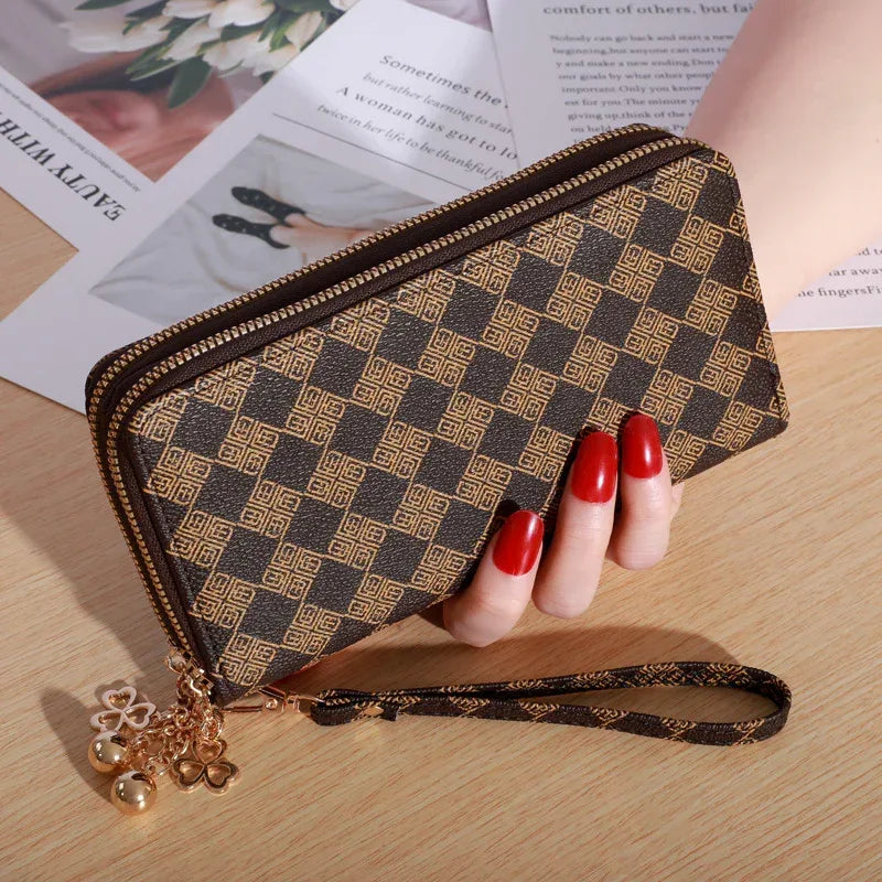Women's Hand Holding Casual Double Zip Large-capacity Wallet - DanaFashionstore