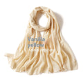 Pure Color Pearl Chiffon Scarf Headcloth Veil Chiffon Scarf - DanaFashionstore
