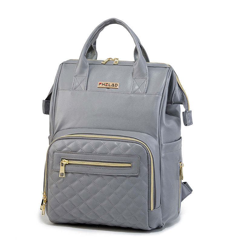 Solid Color Waterproof Fashion All-match Portable Backpack - Dana Fashion