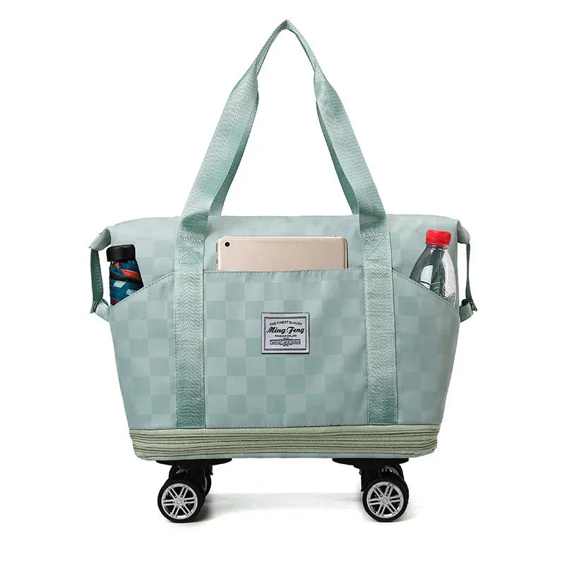 Large Capacity Travel Bags Dry Wet Separation Expansion Double Layer Luggage Totes Women - DanaFashionstore