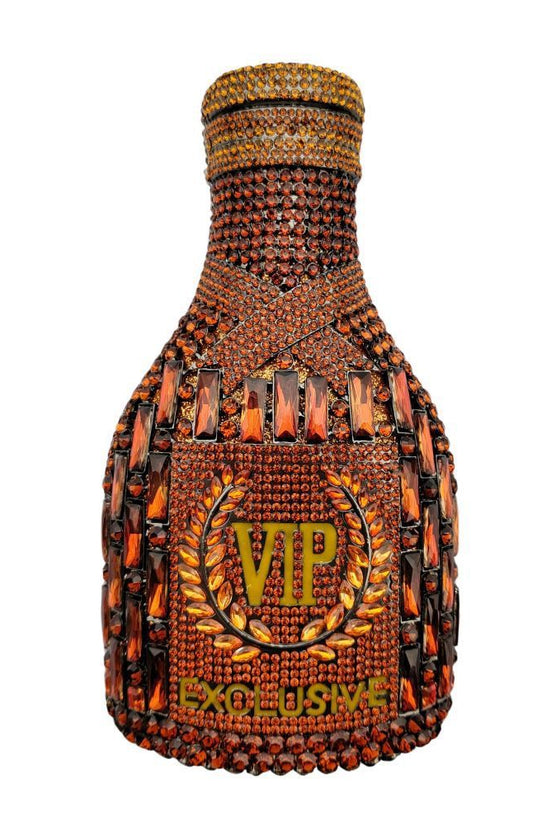 Champagne Bottle Diamond Hand Holding Dinner Bag - Dana Fashion