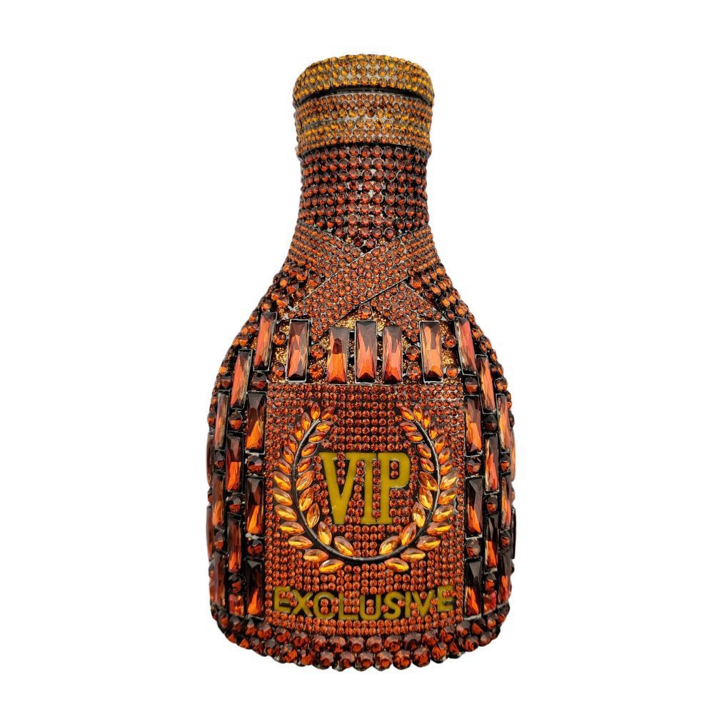 Champagne Bottle Diamond Hand Holding Dinner Bag - Dana Fashion