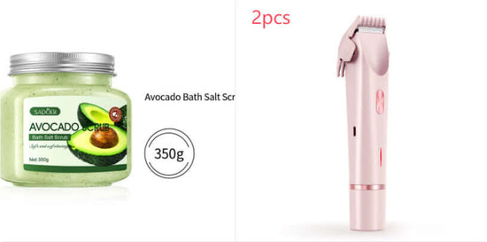 2 In 1 Hair Remover Women's Double Head Shaver Private Pubic Hair Trimmer Electric Razor Wet Dry Electric Body Hair $75.99 Dana Fashion Color: Pink set Power supply mode: USB Beauty Tools Overview: 1. Comfortable and Safe Shaving: Engineered for a painles