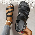 Fashion Round Toe European And American Beach Roman Women's Sandals - DanaFashionstore